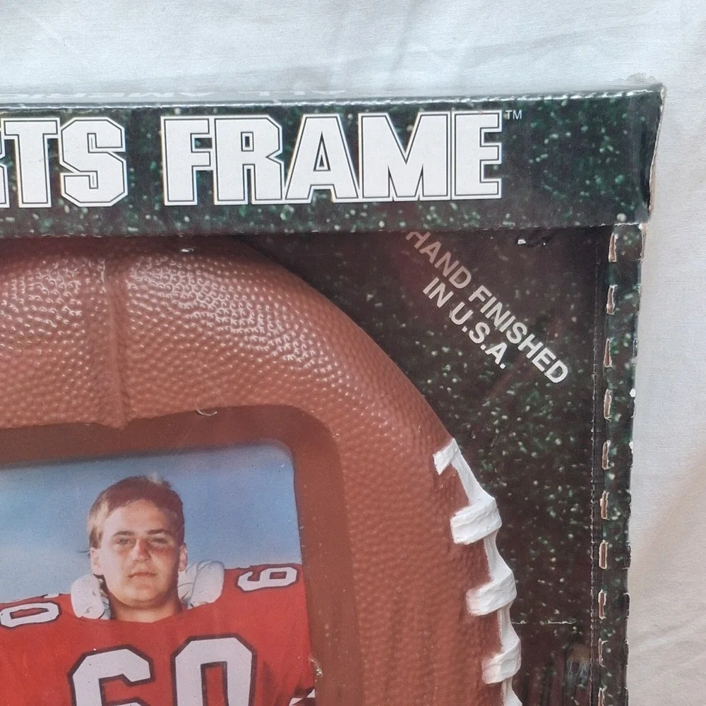 Vintage American Legacy Inc MVP Football Picture Frame 3.5x5 in Picture Memories